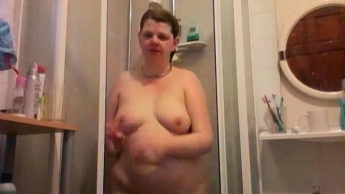 After Custardy The Clean Up BBW Shower
