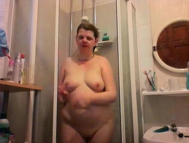 After Custardy The Clean Up BBW Shower