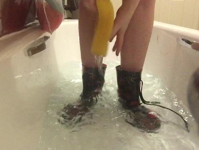 Arikajira Bathtime Rainboots Splash BBW