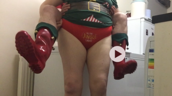 Arikajira Santa’s Dirty Elf 6 Christmas Wellie Fetish