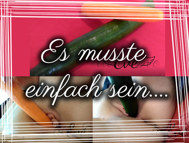 Es musste einfach sein…