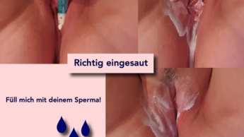 Füll mein Törtchen – voll gespritzt und eingesaut