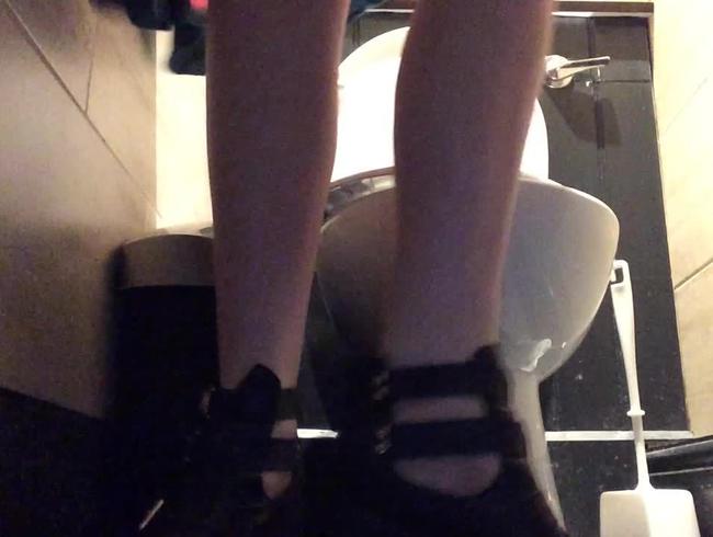 POV At My Feet Toilet Slave