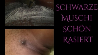 Schwarze Muschi Schön Rasiert