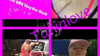 © Feuchte BBW Sexy Car Wash