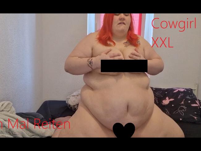 Erstes mal reiten – Cowgirl XXL