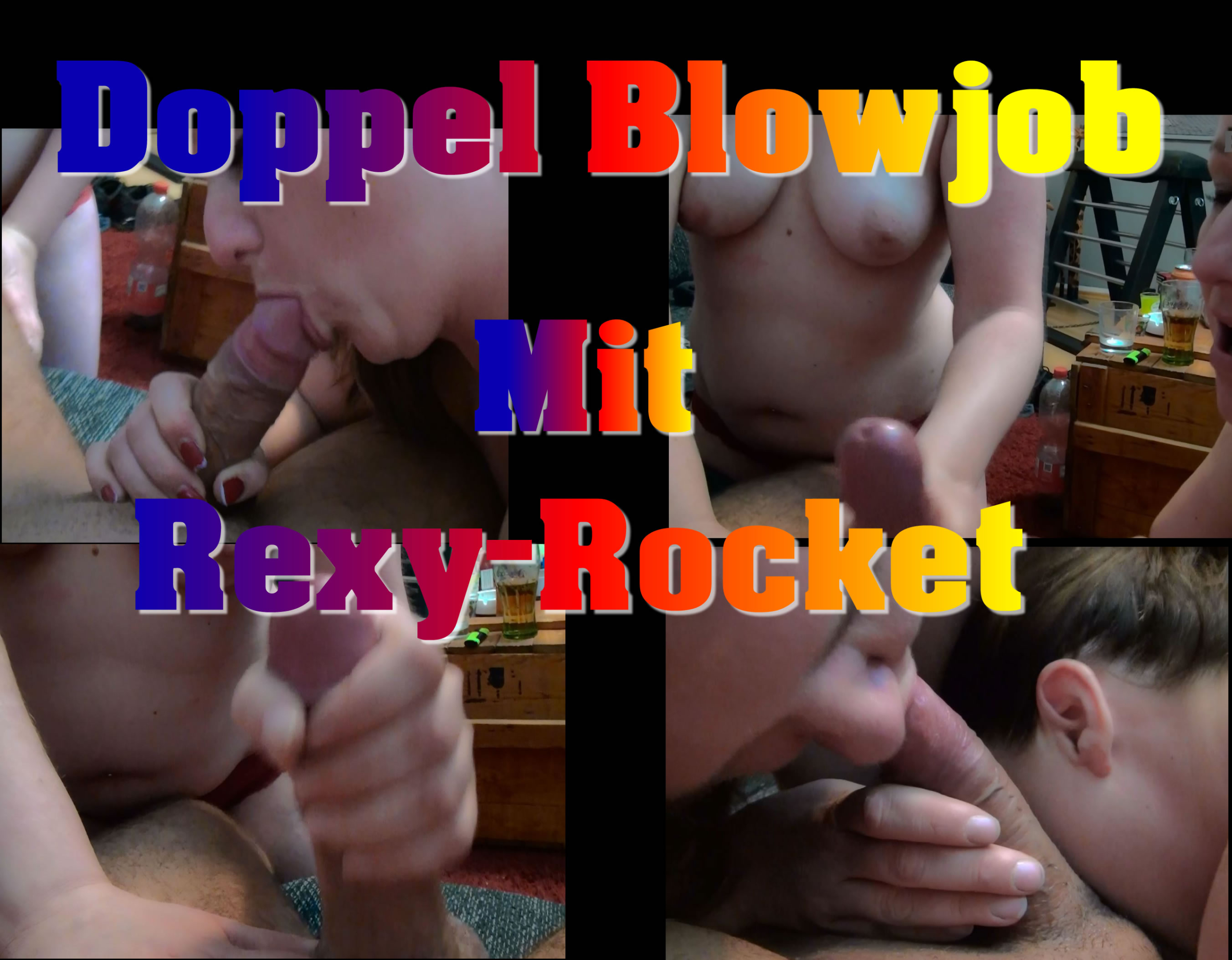 Doppel Blowjob mit Rexy-Rocket