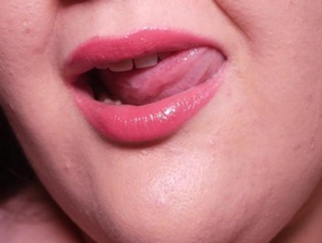 Lippenleckfetisch – (kein Reden) Anastasia Gree