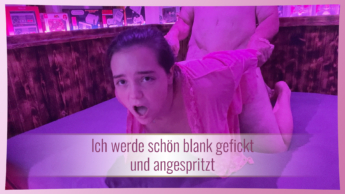 Ich werde schön blank gefickt und angespritzt