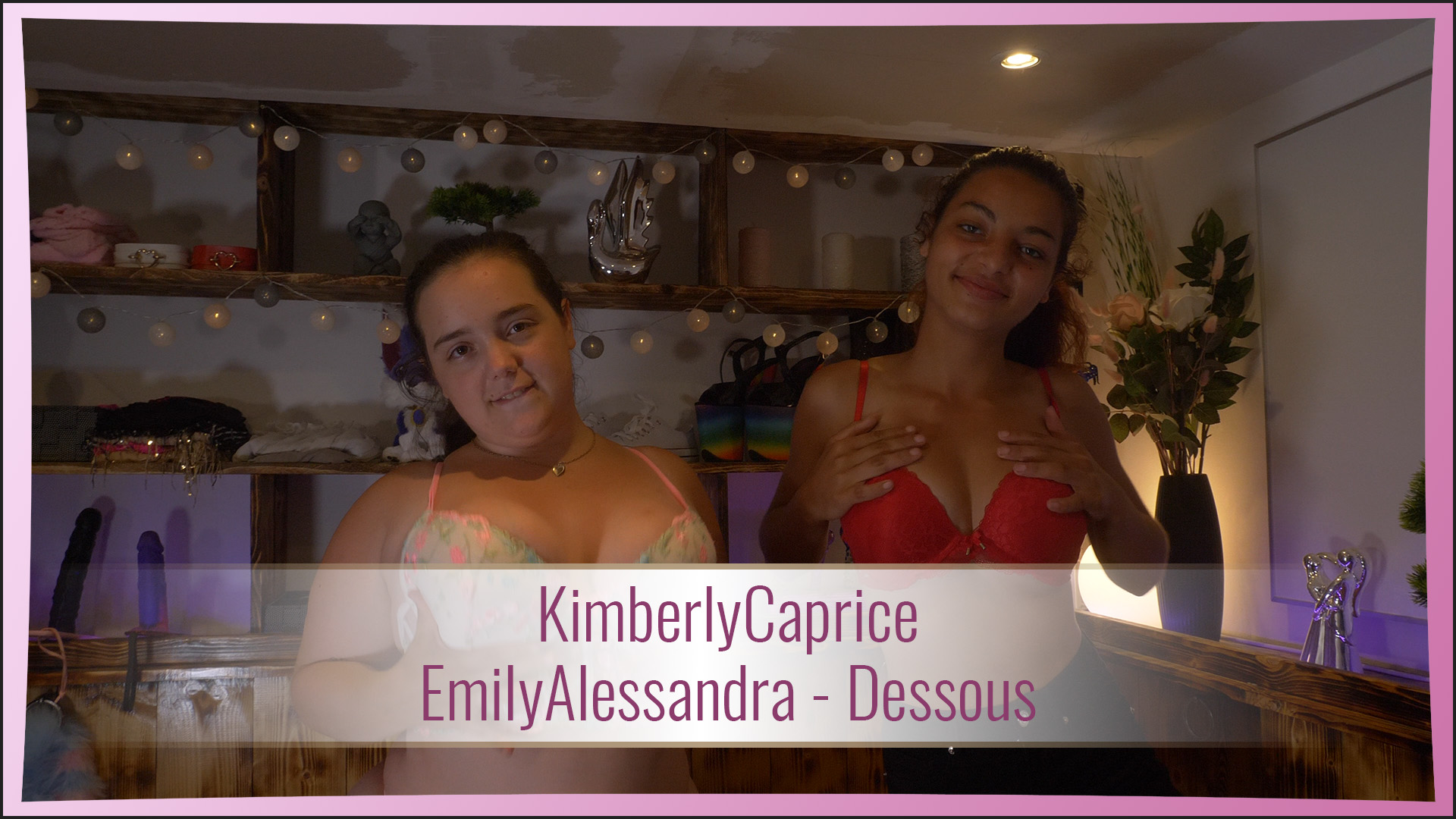 KimberlyCaprice und EmilyAlessandra – Dessous