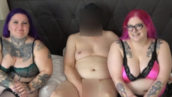 Traum Dreier mit zwei geilen BBWs für User